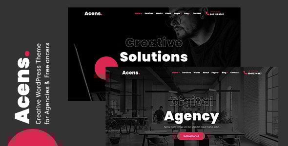 Acens - Creative Agencies WordPress Theme Logo