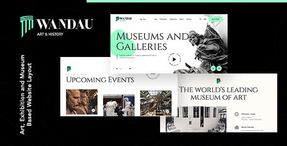Wandau | Art & History Museum WordPress Theme Logo